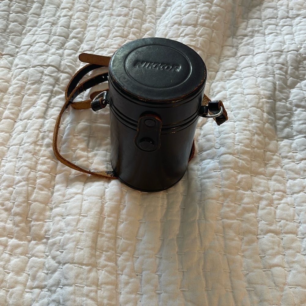 Nikkor lens case vintage